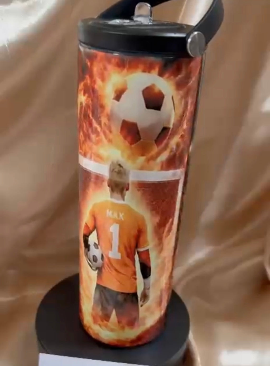 ⚽ Personalisierter Fußball Tumbler