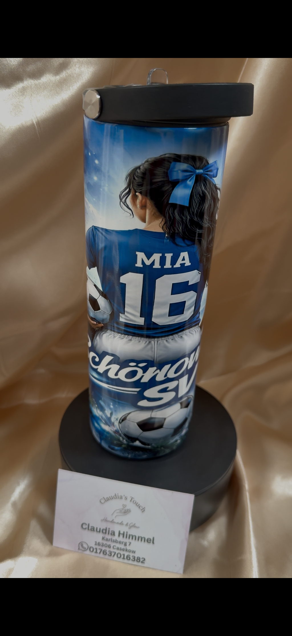 ⚽ Personalisierter Fußball Tumbler