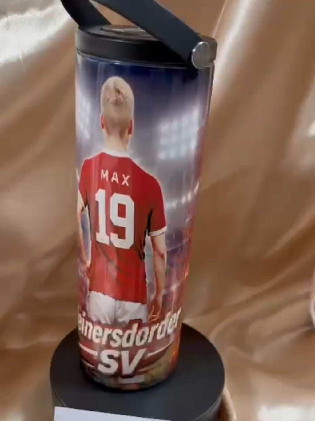 ⚽ Personalisierter Fußball Tumbler