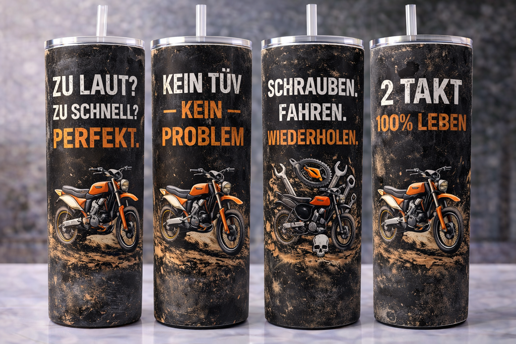 Personalisierter Simson Tumbler mit Wunschname