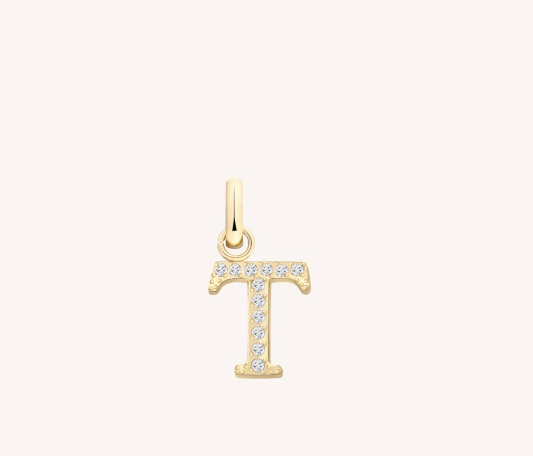 Lia Vie Geschenkset – Flow Link Kette mit Biene,Herz & Wunschbuchstanbe