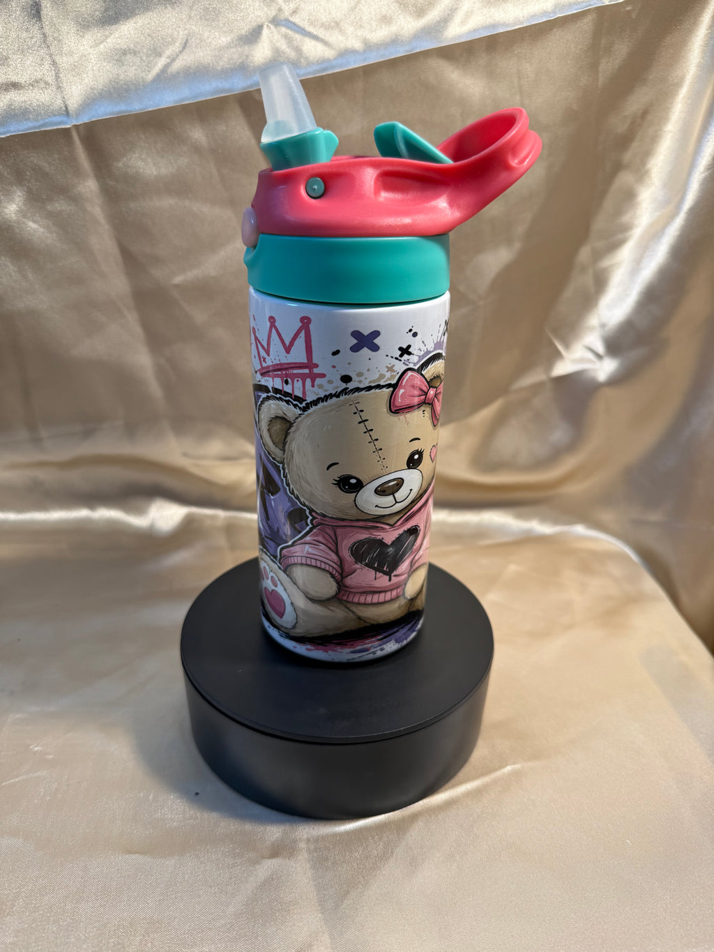 Mädchen Trinkflasche Bär