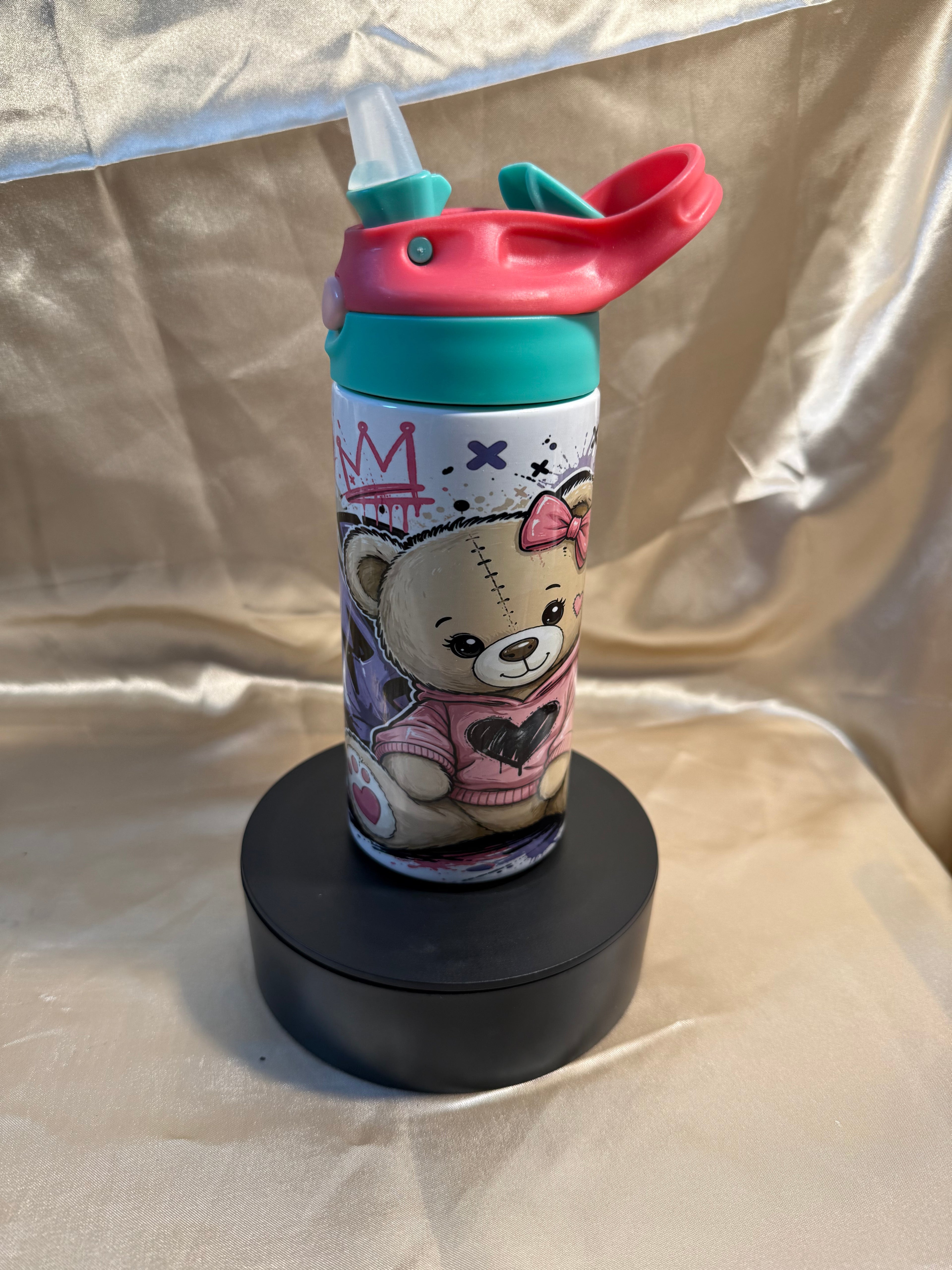 Mädchen Trinkflasche Bär