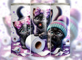 Süßer schwarze Katzen Tumbler