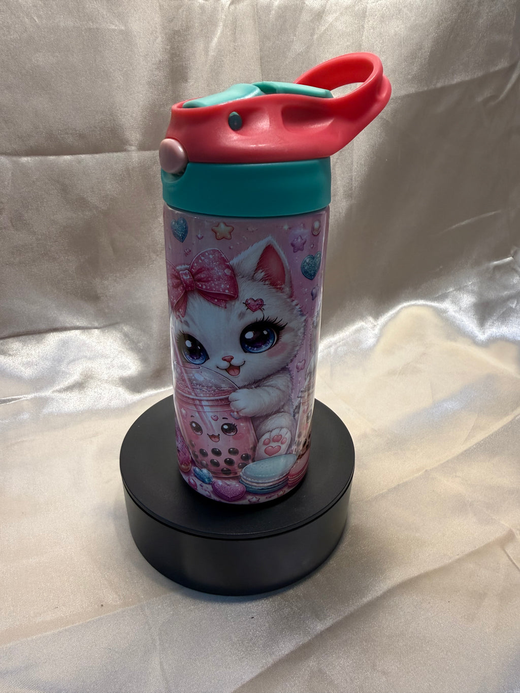 🩷 Kinder-Trinkflasche Katze