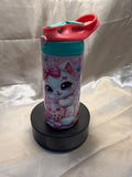 🩷 Kinder-Trinkflasche Katze