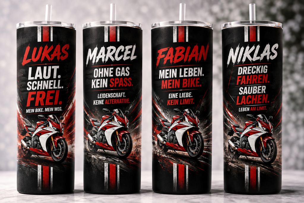 Personalisierter Bike Tumbler 600ml