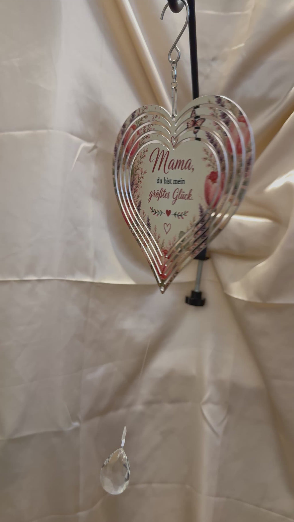 💕 Mama, du bist mein größtes Glück Windspiel