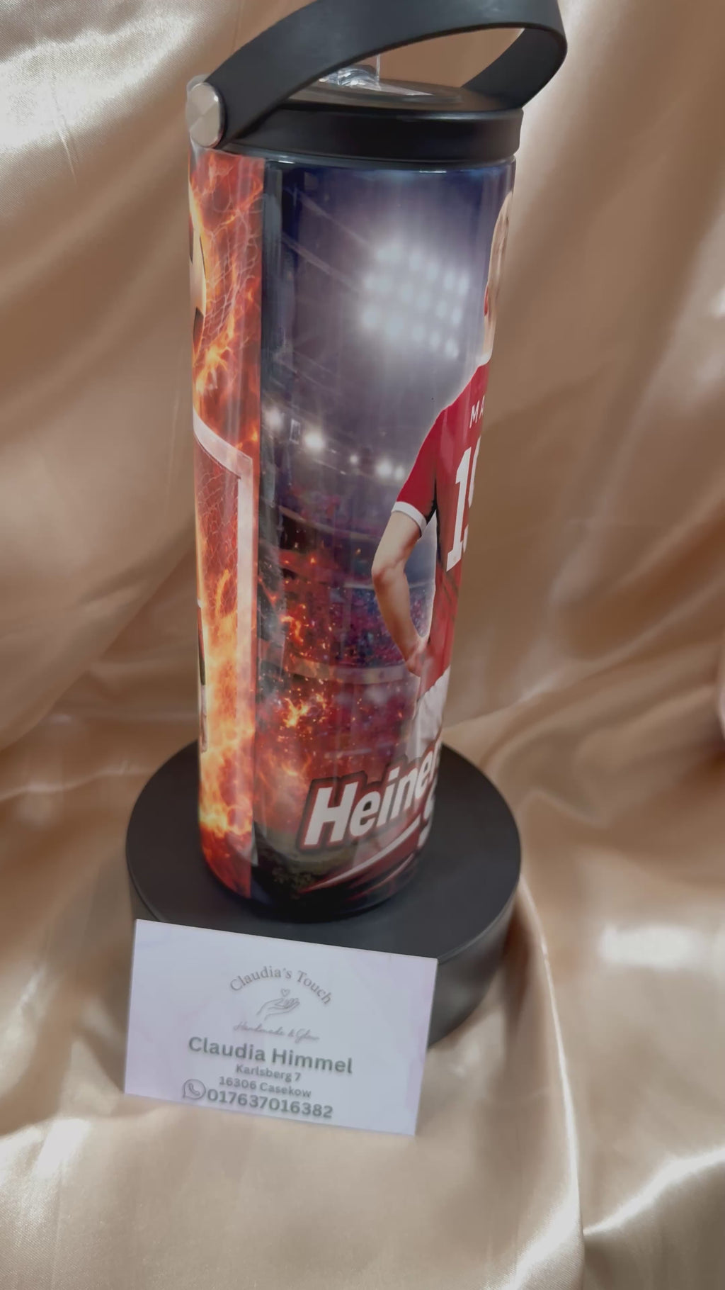 ⚽ Personalisierter Fußball Tumbler