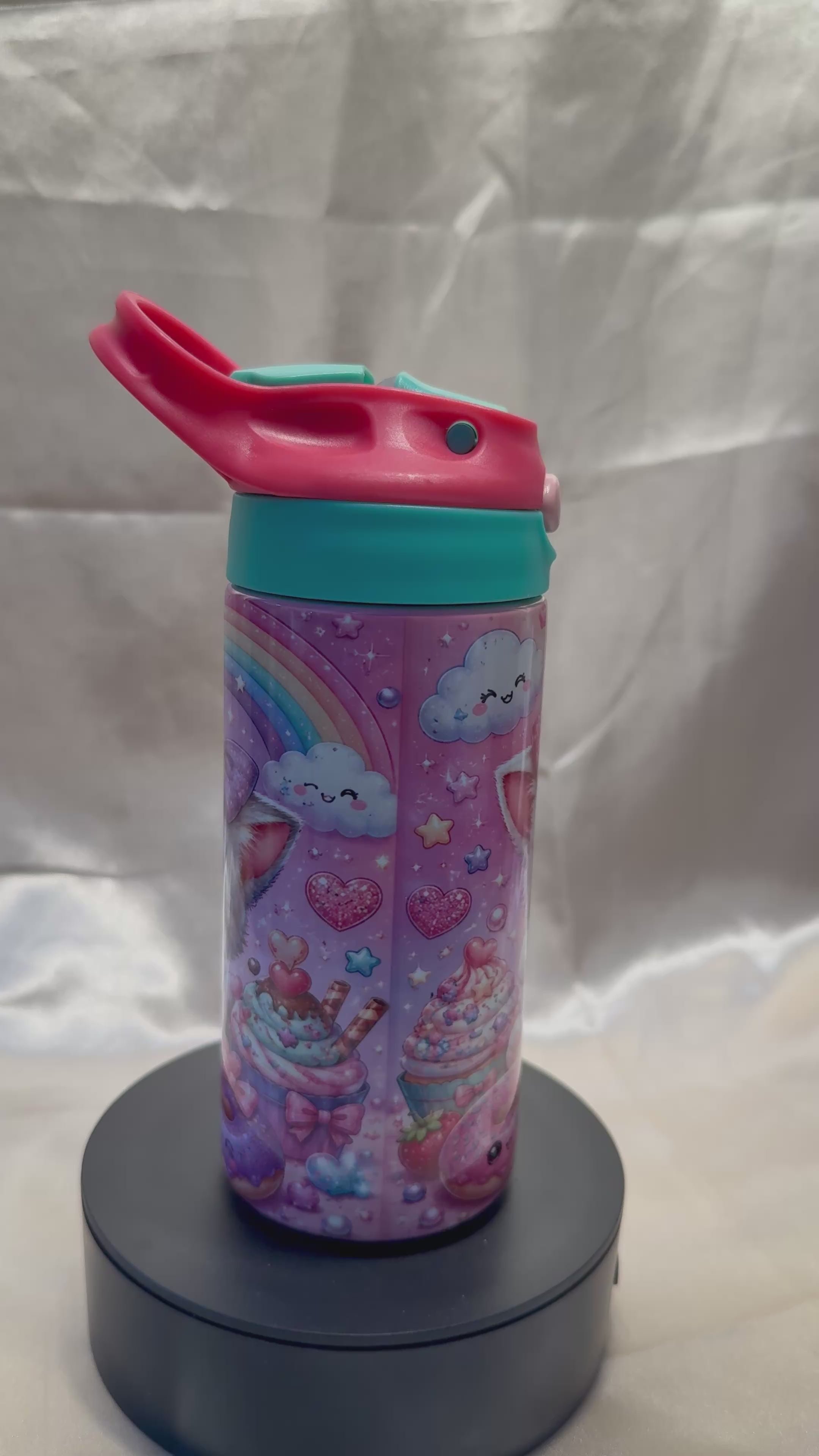 🩷 Kinder-Trinkflasche Katze